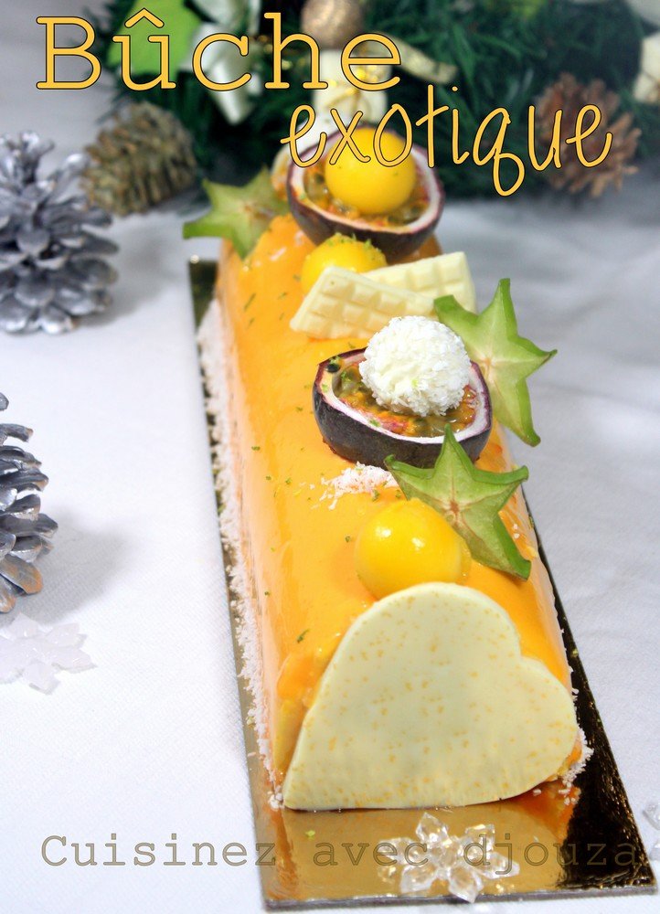 buche de noel facile mousse exotique