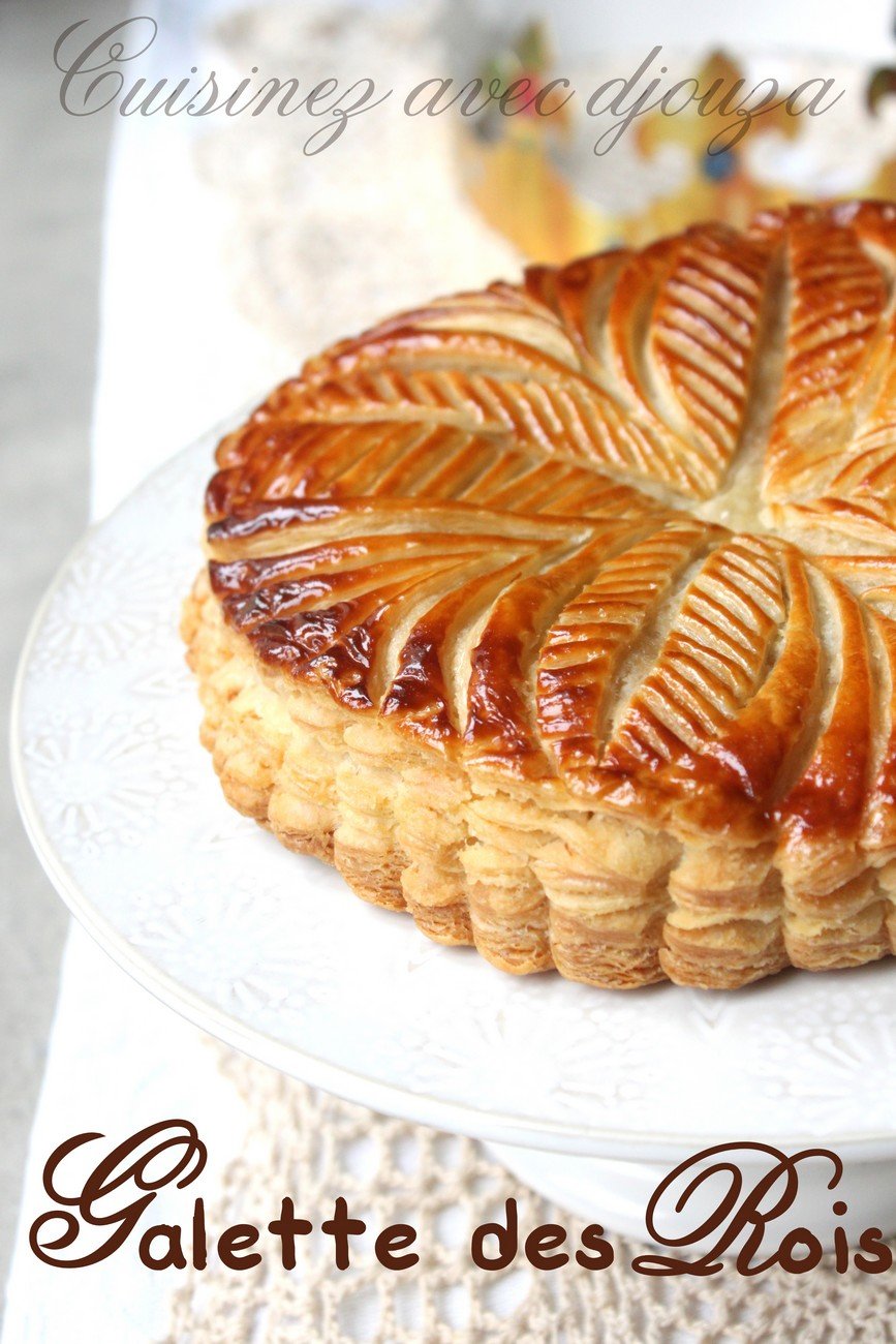 Galette de l'epiphanie aux framboises