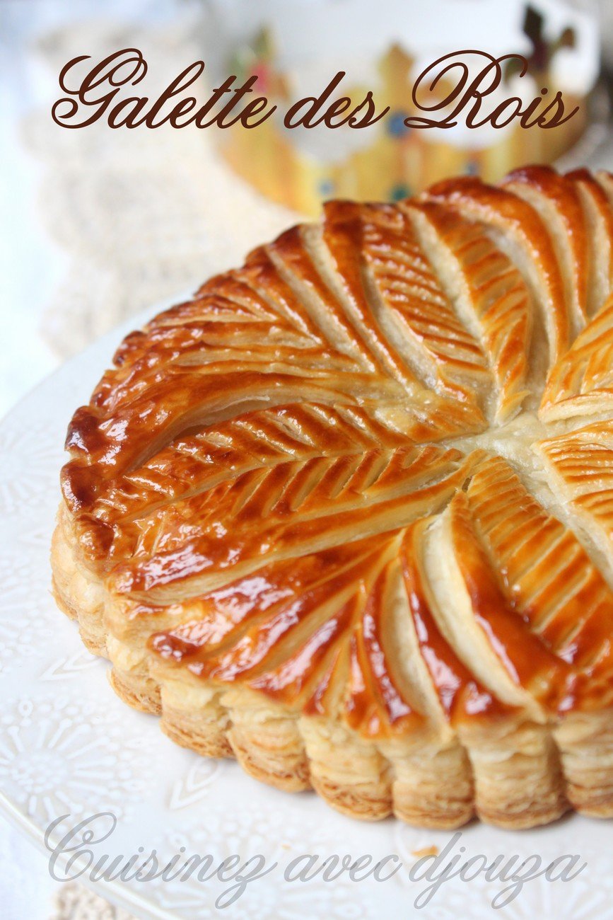 recette galette des rois crème frangipane aux framboises