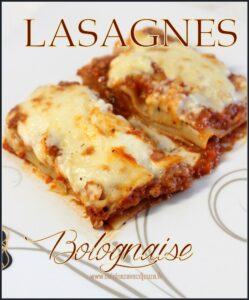 Lasagnes a la bolognaise