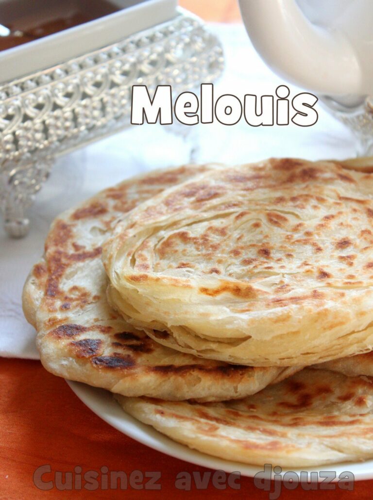 Recette meloui, crêpes marocaines feuilletées