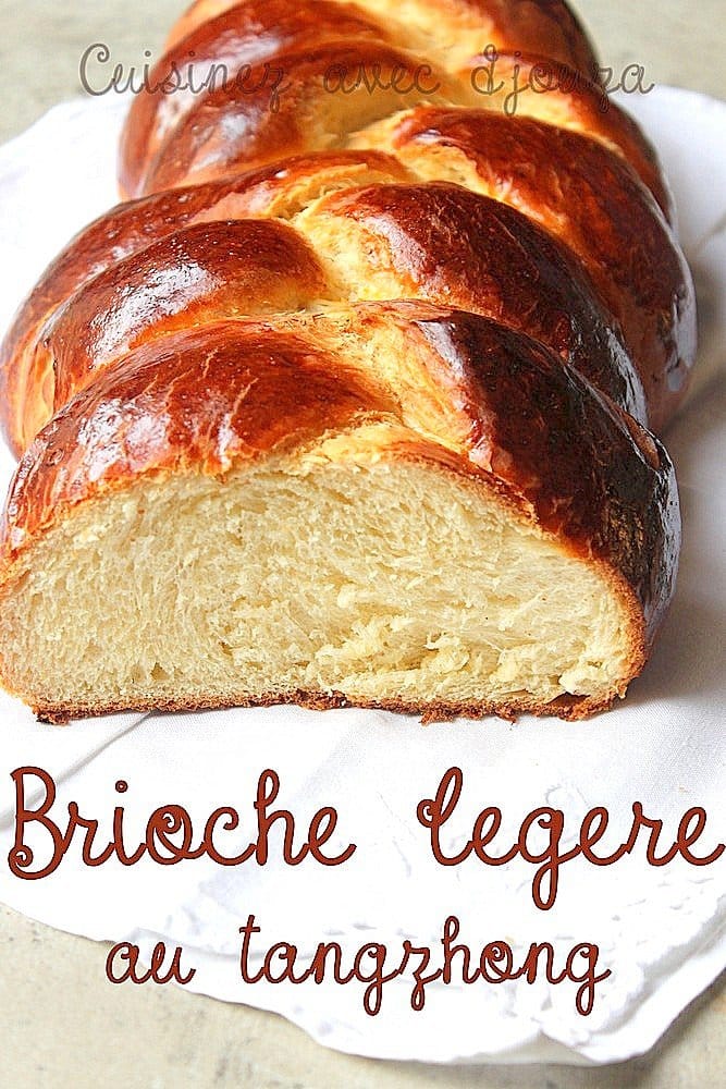 Brioche légère au tangzhong démarré avec un roux