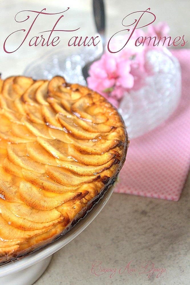 Tarte de pomme sur pate feuilletée