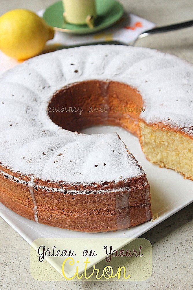 faire un gateau au yaourt facile avec du citron