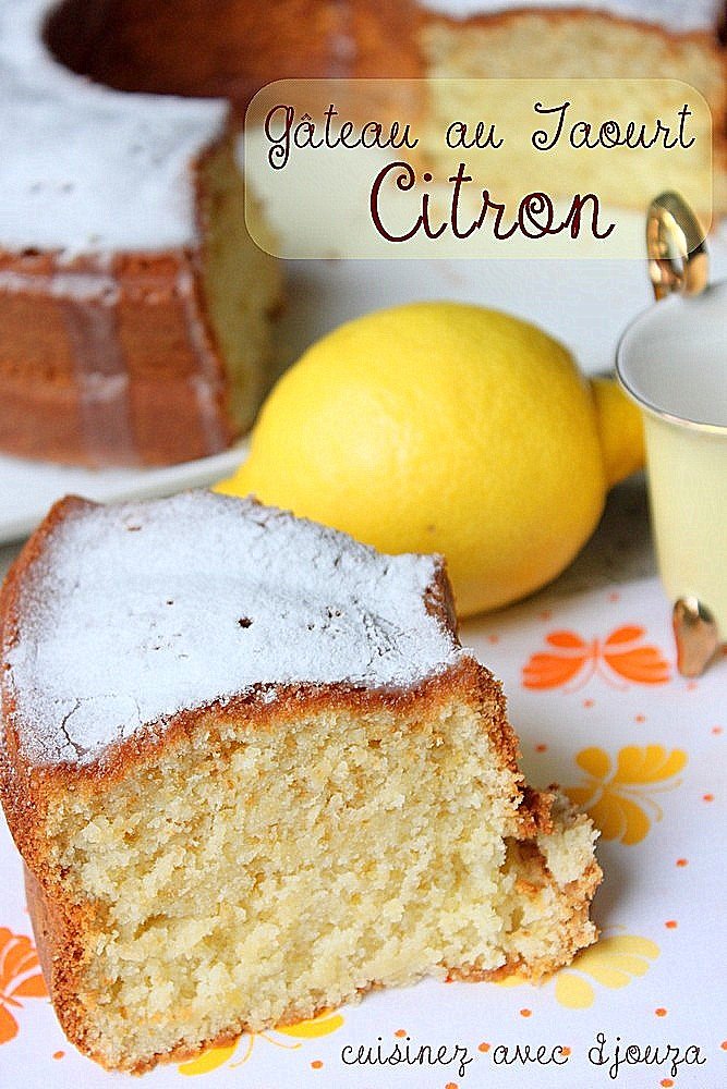 Recette gateau au yaourt citron