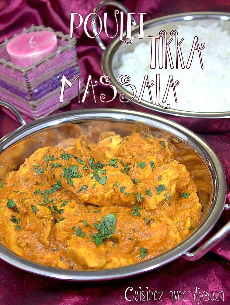 presentation tikka massala sauce au yaourt indienne