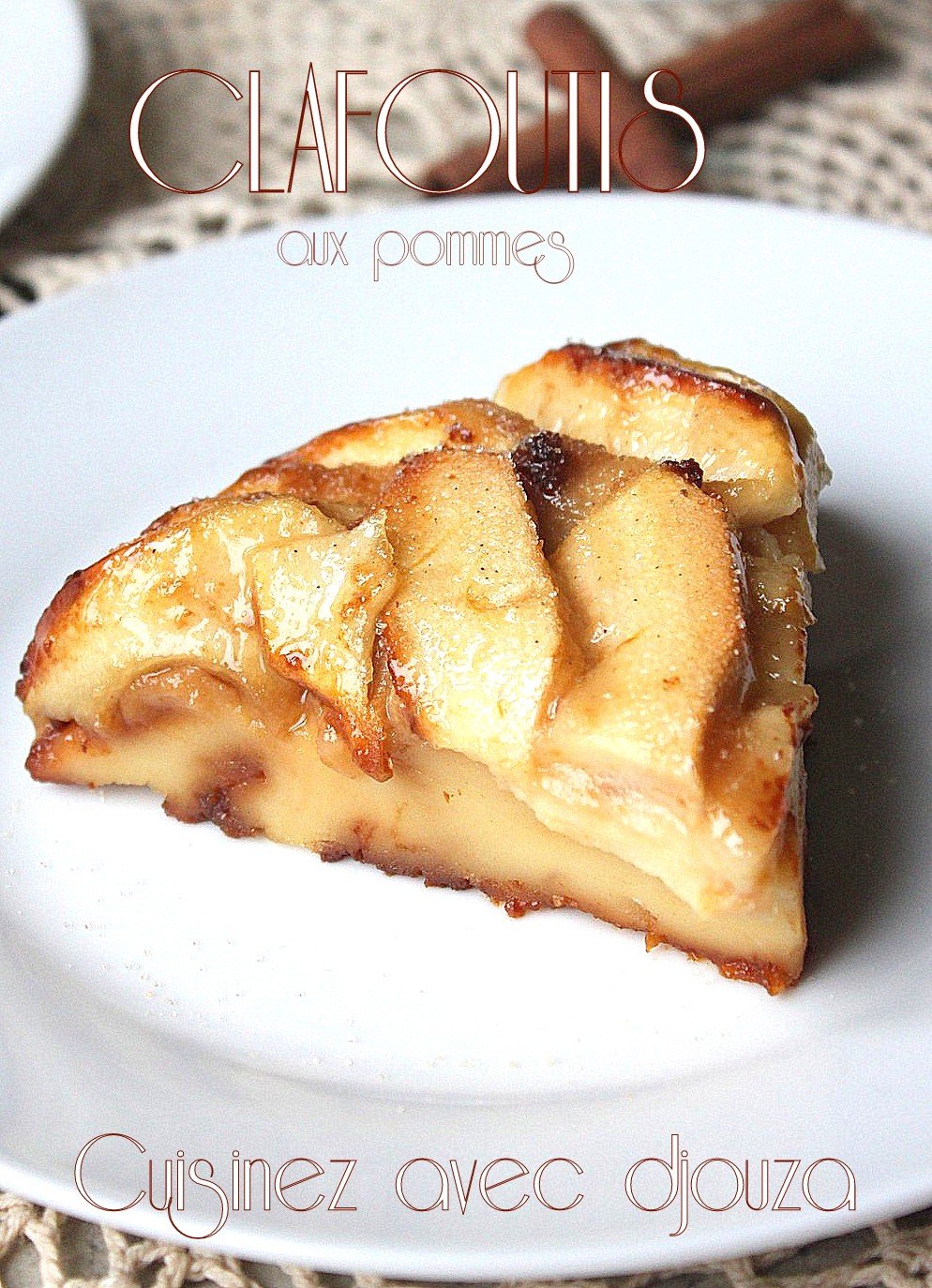 Clafoutis-aux-pommes (sauce caramel)