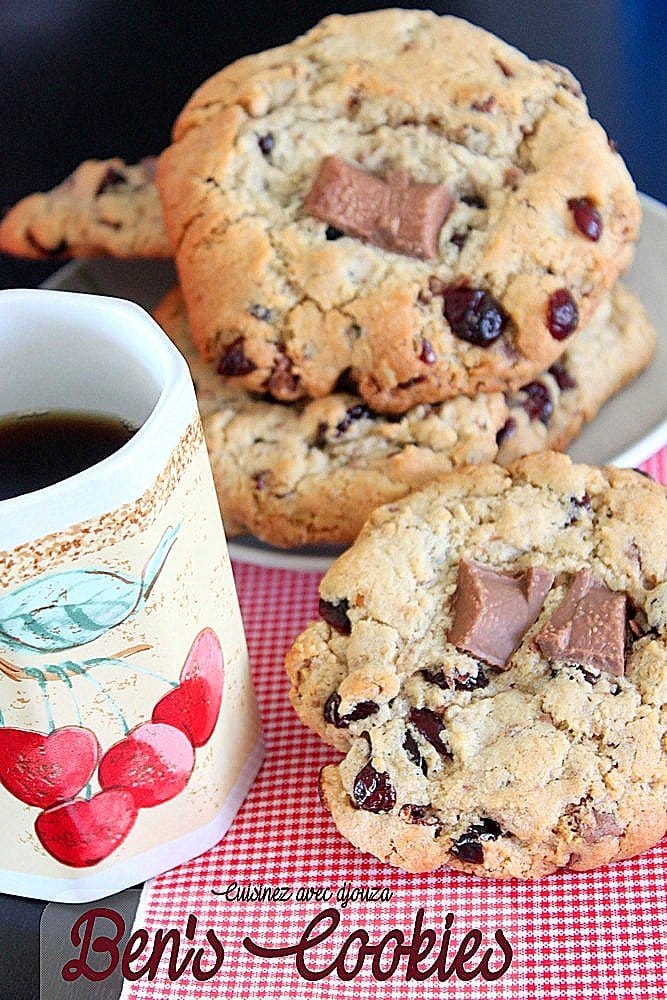 Recette cookies anglais ben's cookies