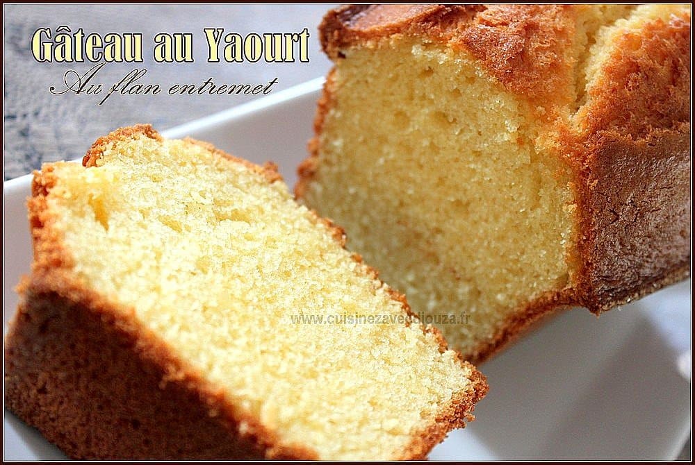 gateau-au-yaourt-au flan-entremet-vanille