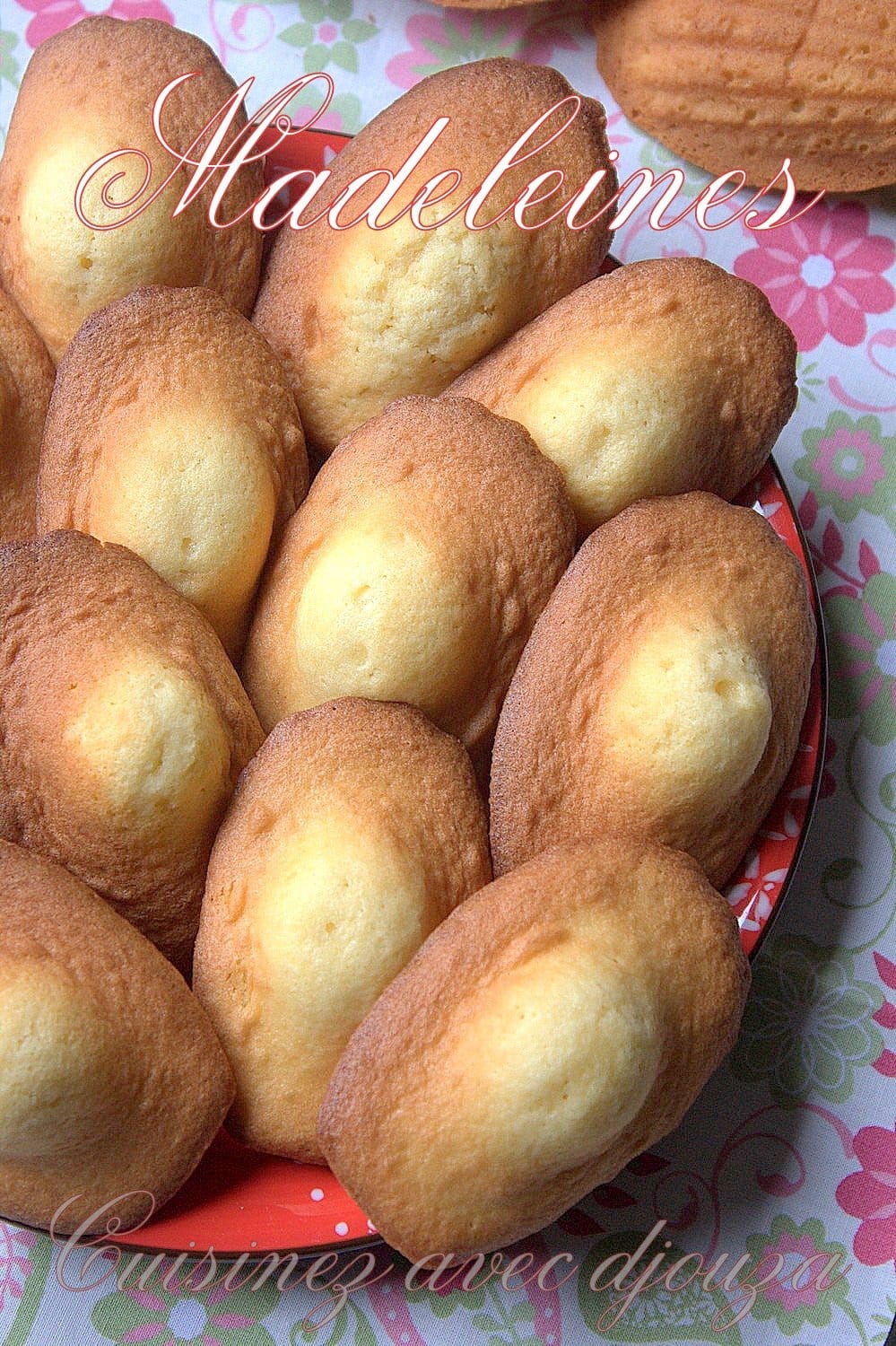 Recette madeleines avec une bosse