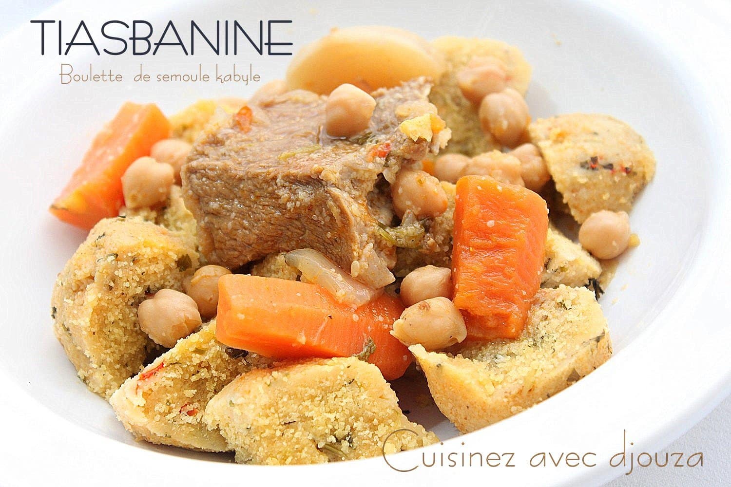 Boulettes de semoule kabyle