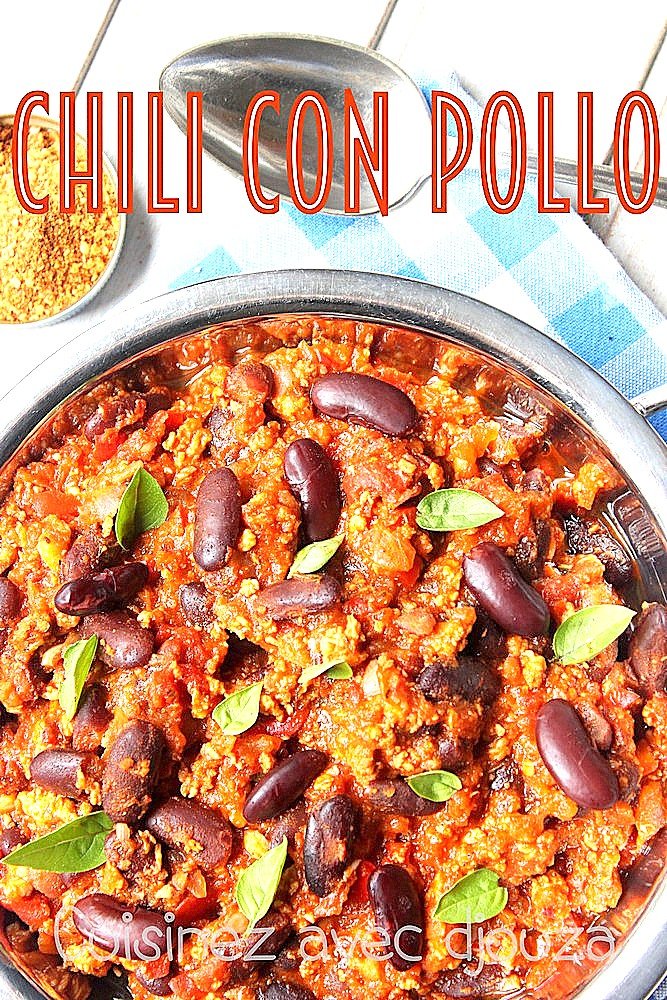 Recette chili concarne au poulet