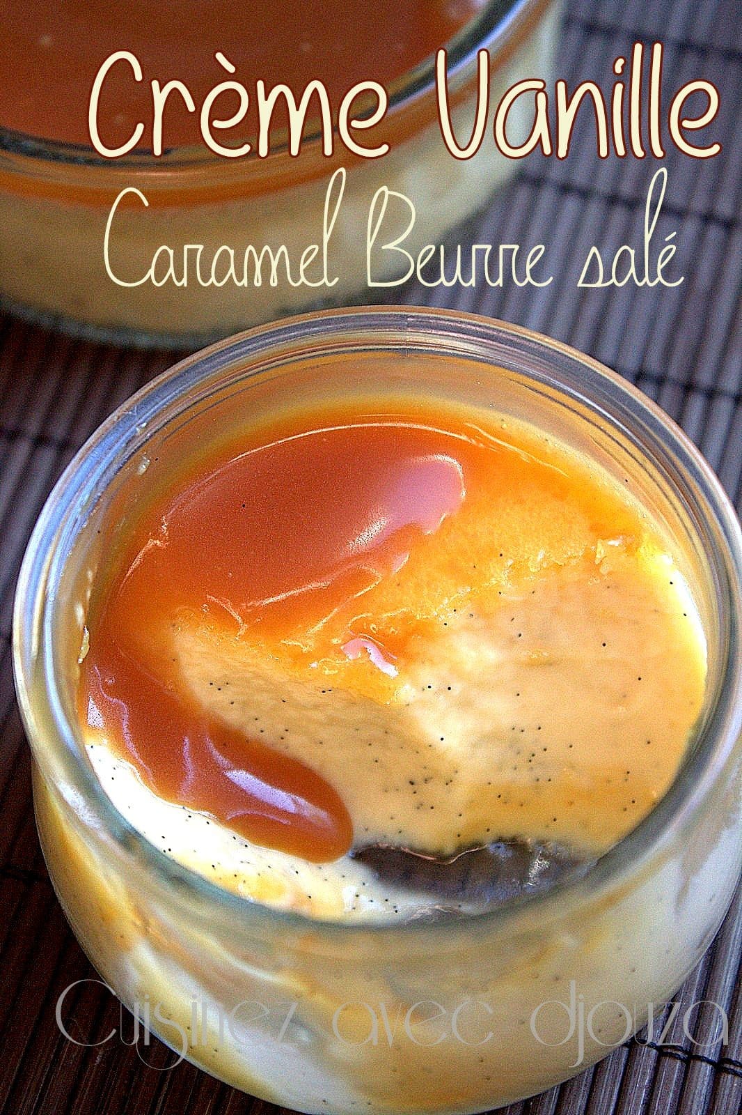 Crème au oeufs et caramel beurre salé