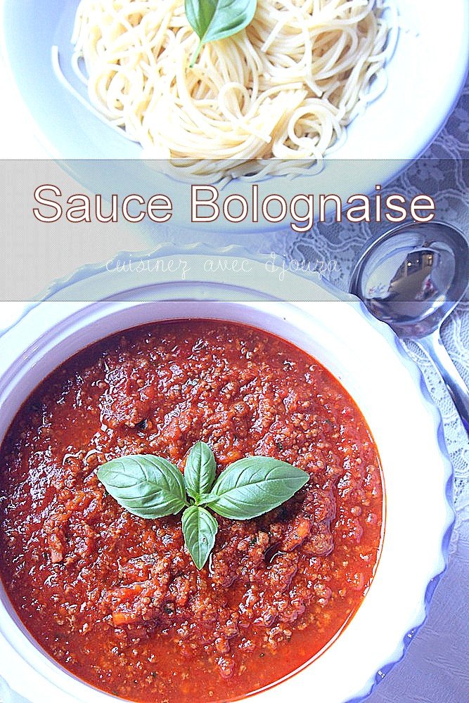 Bolognaise sauce maison