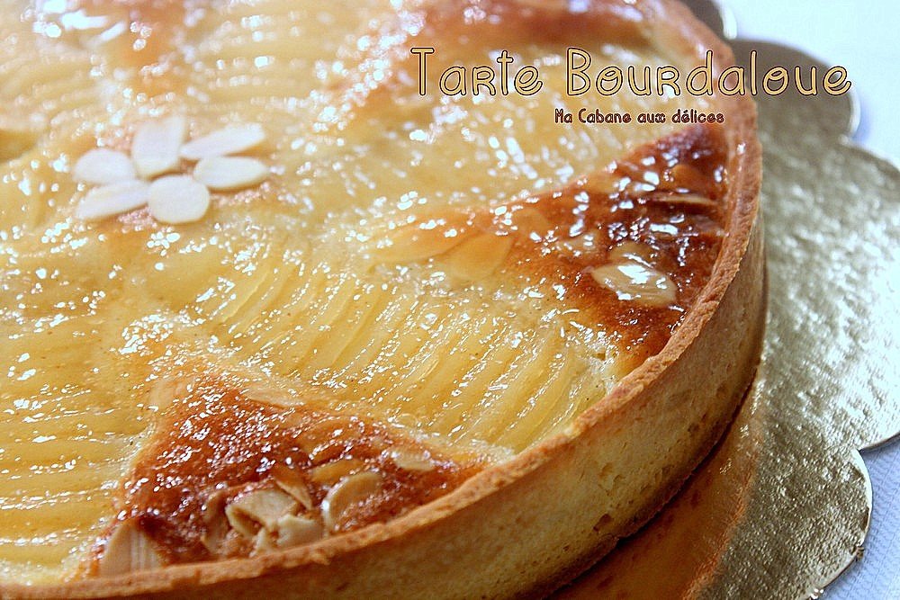 Tarte bourdaloue aux poires