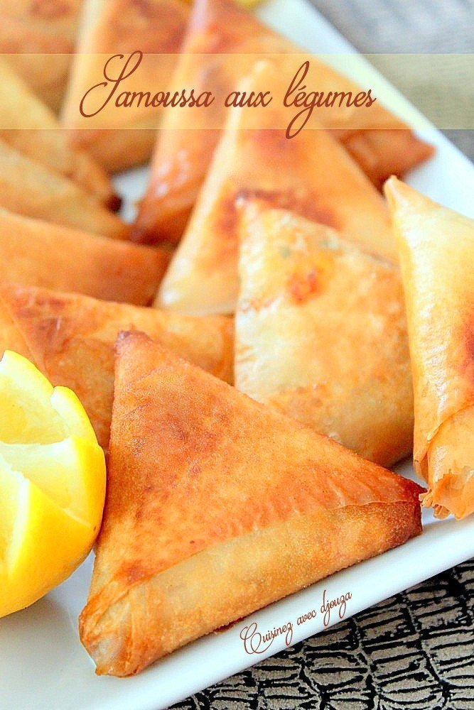 Samoussa aux légumes à la pâte filo