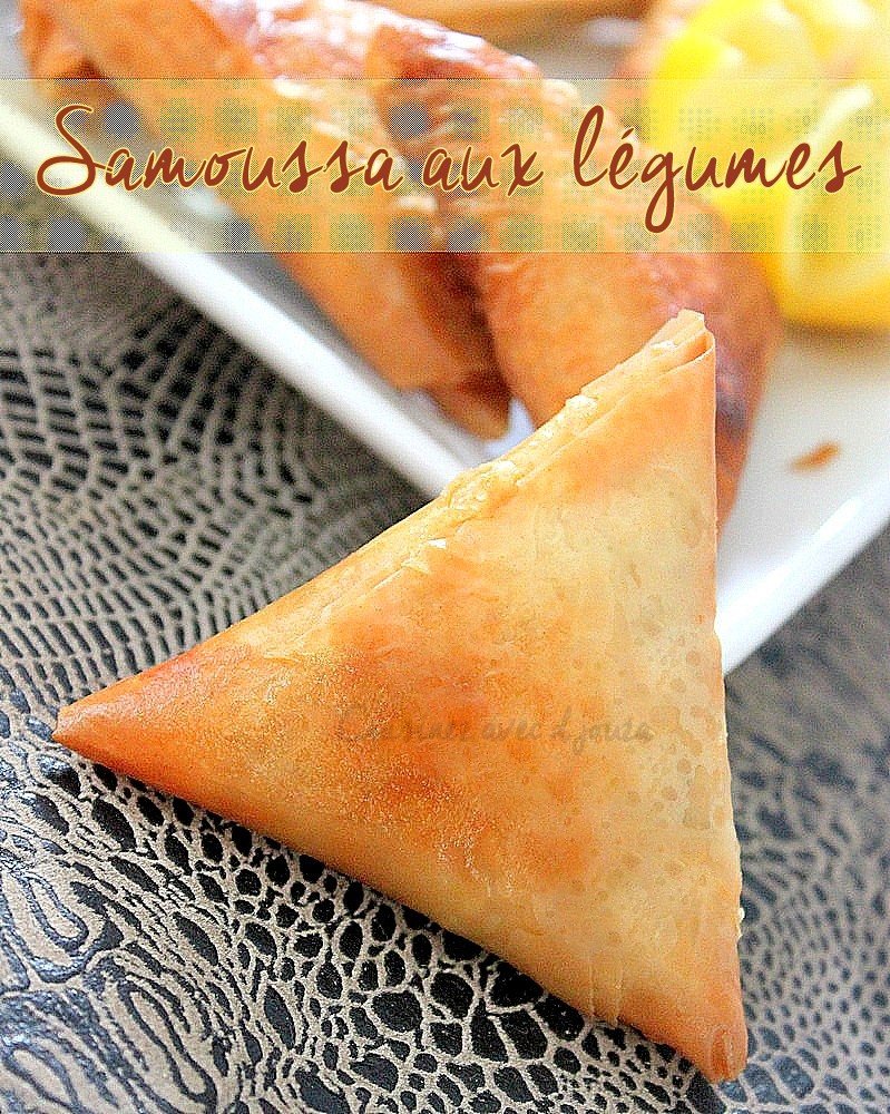 Samoussa aux légumes et pate filo