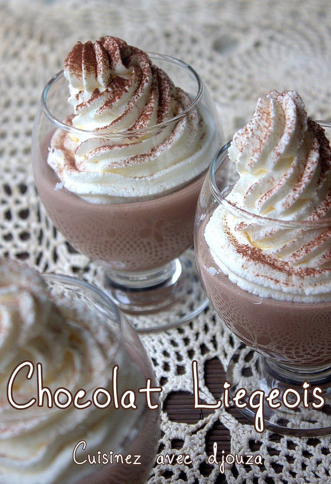 Recette liegeois chocolat