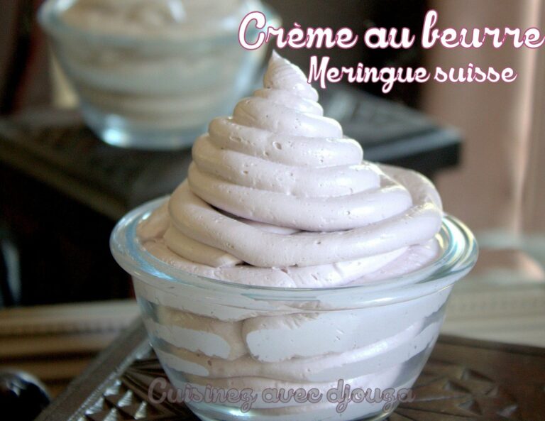 Crème au beurre meringue suisse