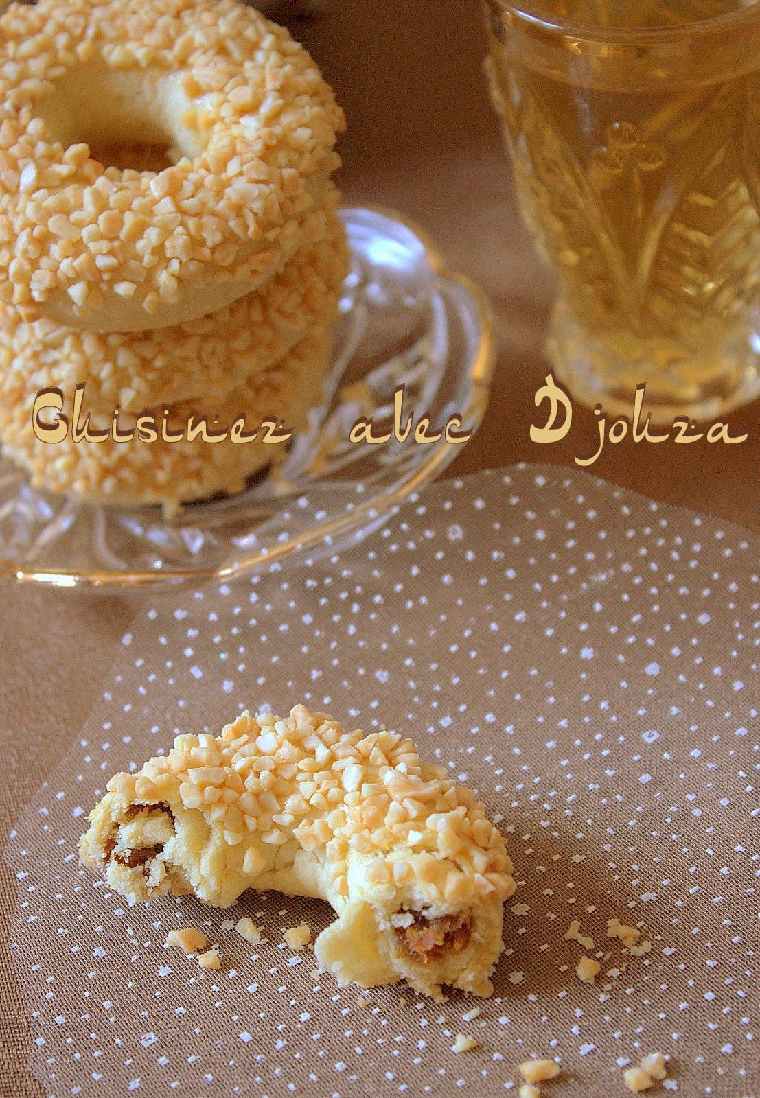 Recette biscuits couronne à la pate de figues