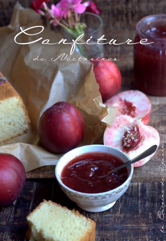 Confiture de nectarines vanilles