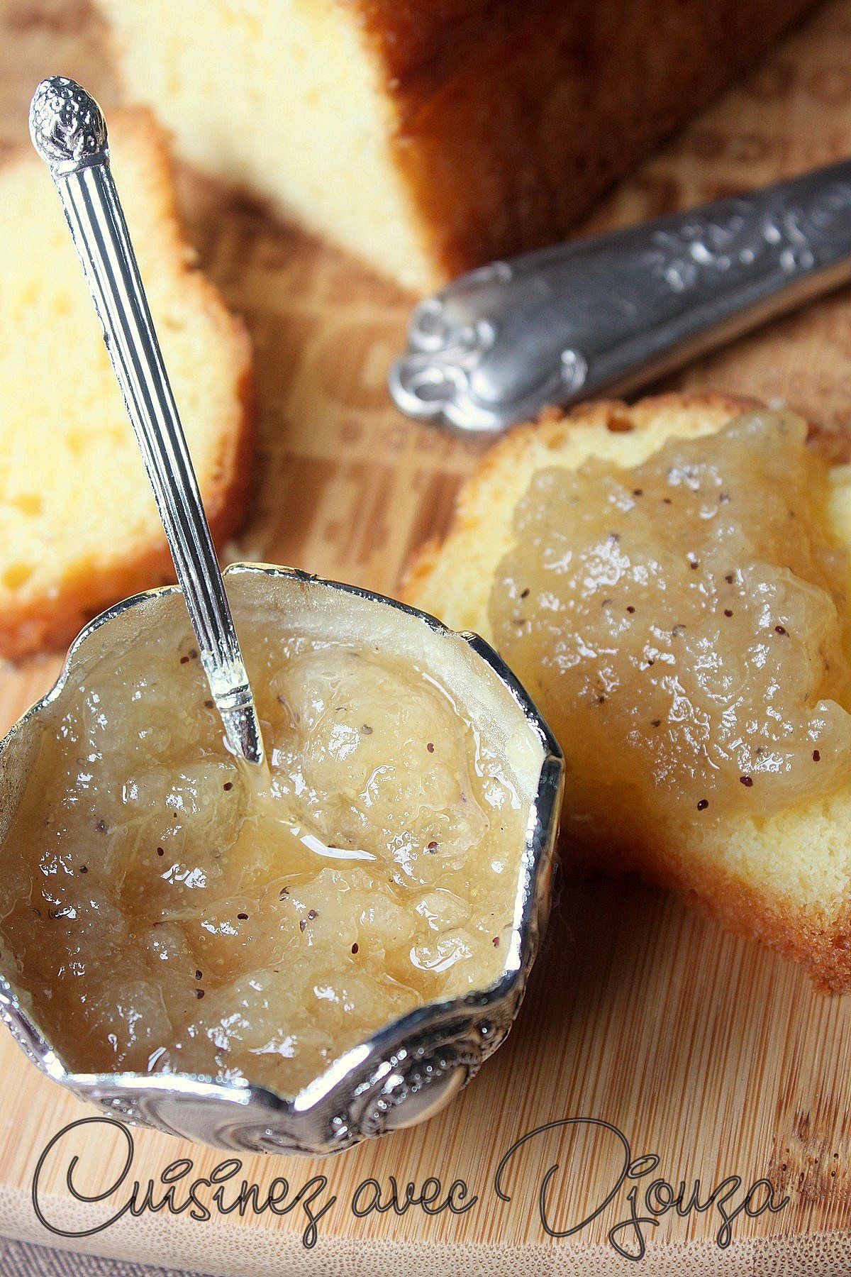 Confiture de poires vanille graine de pavot