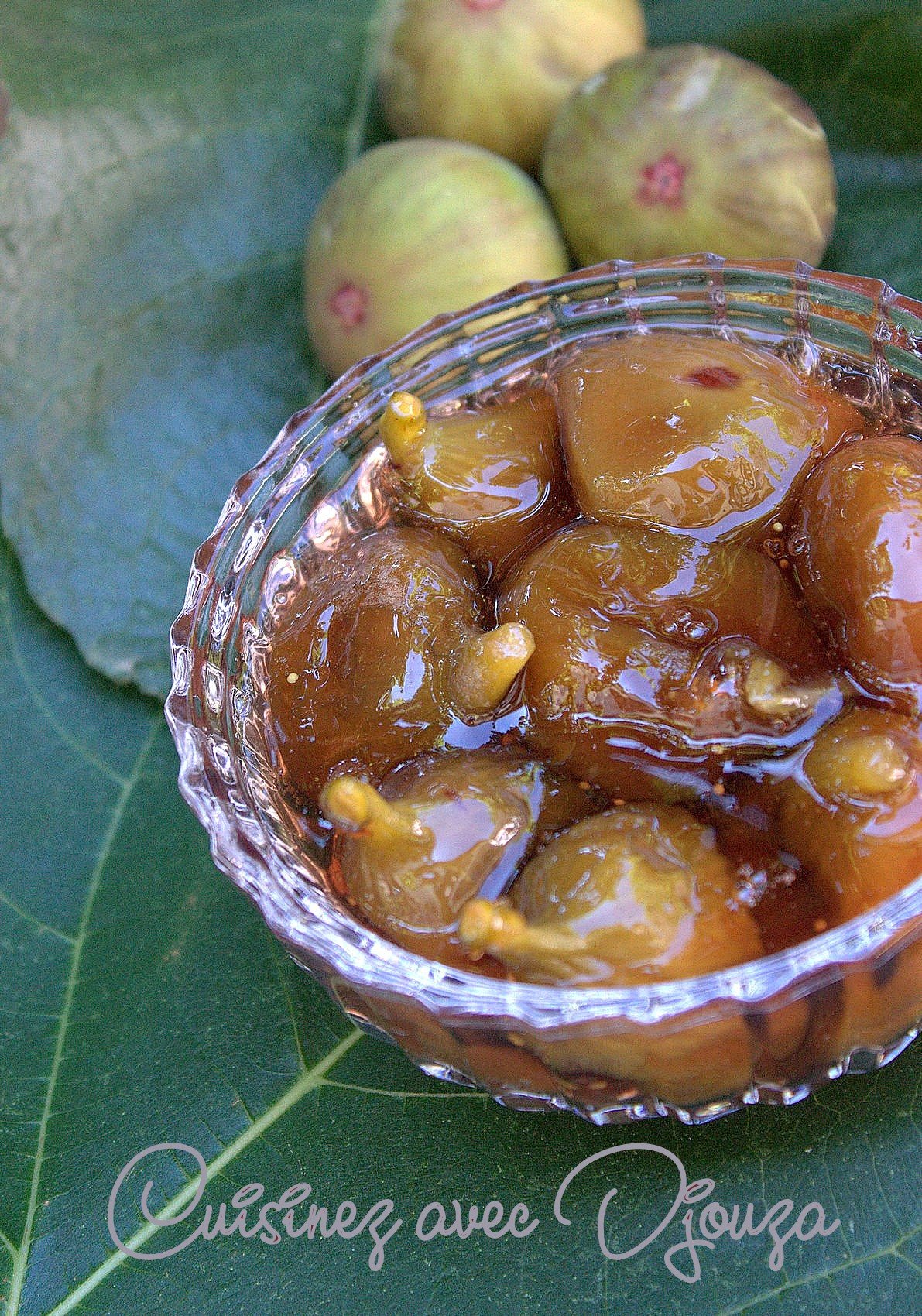 Confiture de figues entières