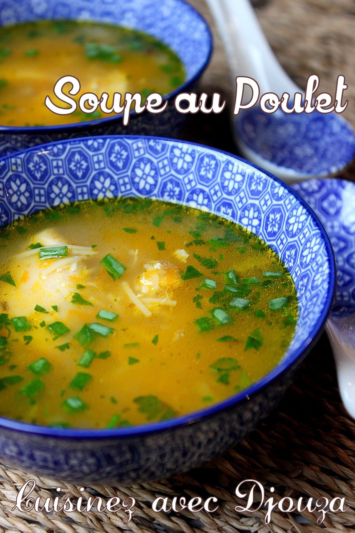 Soupe de vermicelles au poulet