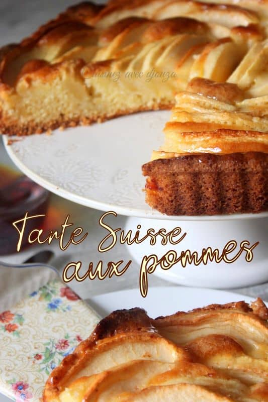 Recette de tarte suisse pomme