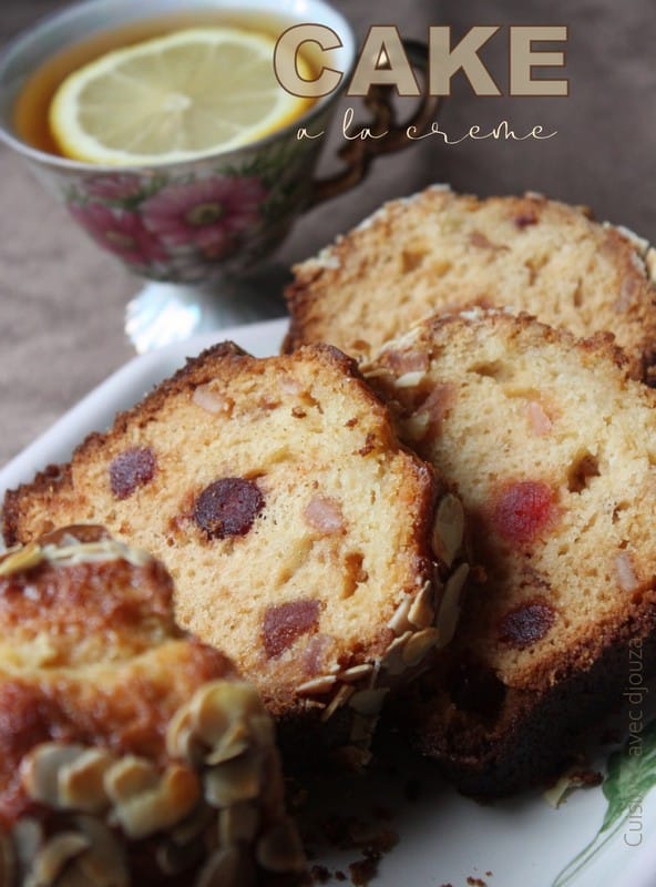 Cake crème fraiche épaisse & fruits confits