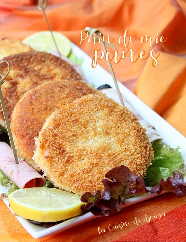 pain de mie pané façon cordon bleu