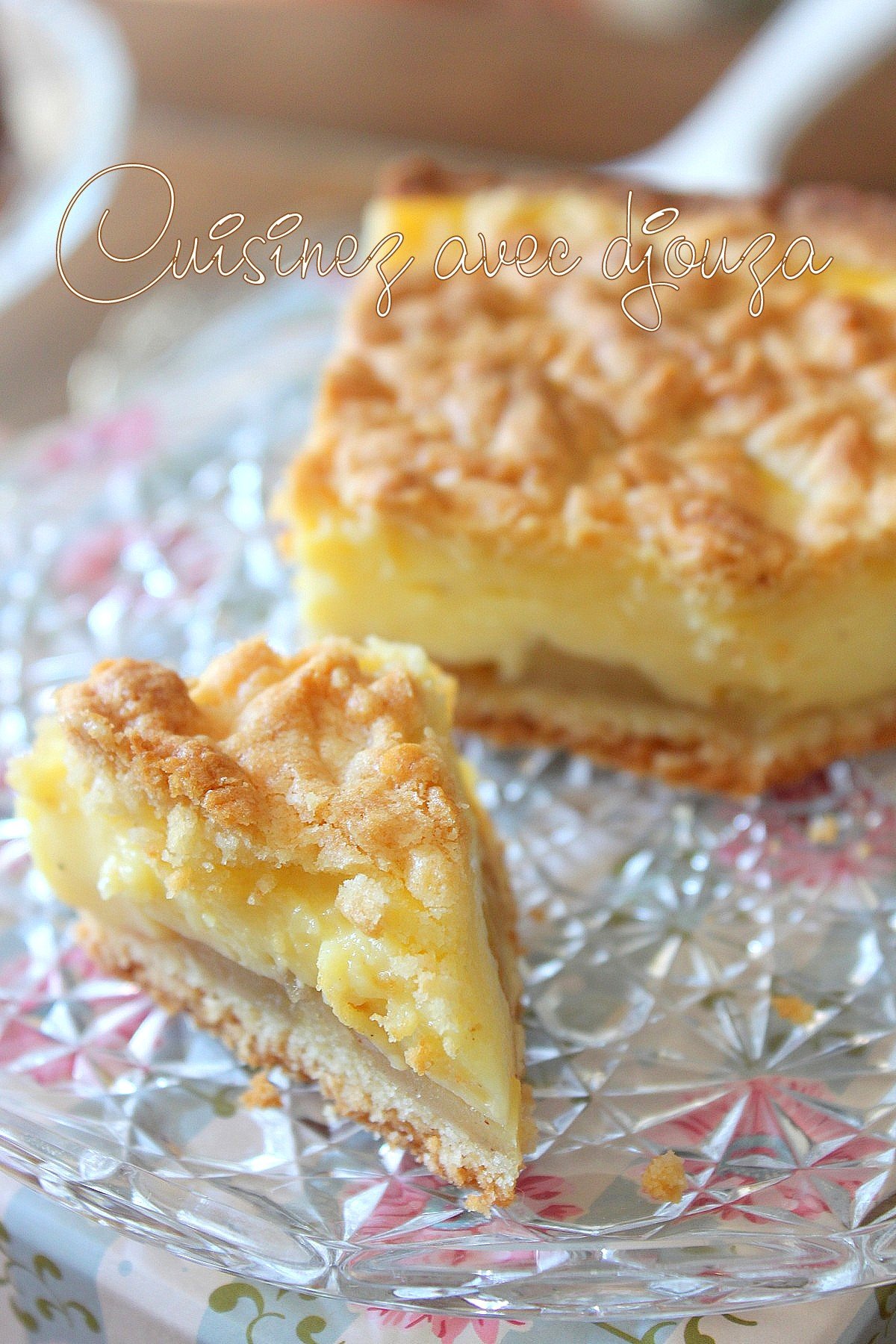 Gâteaux pomme et crème pâtissière