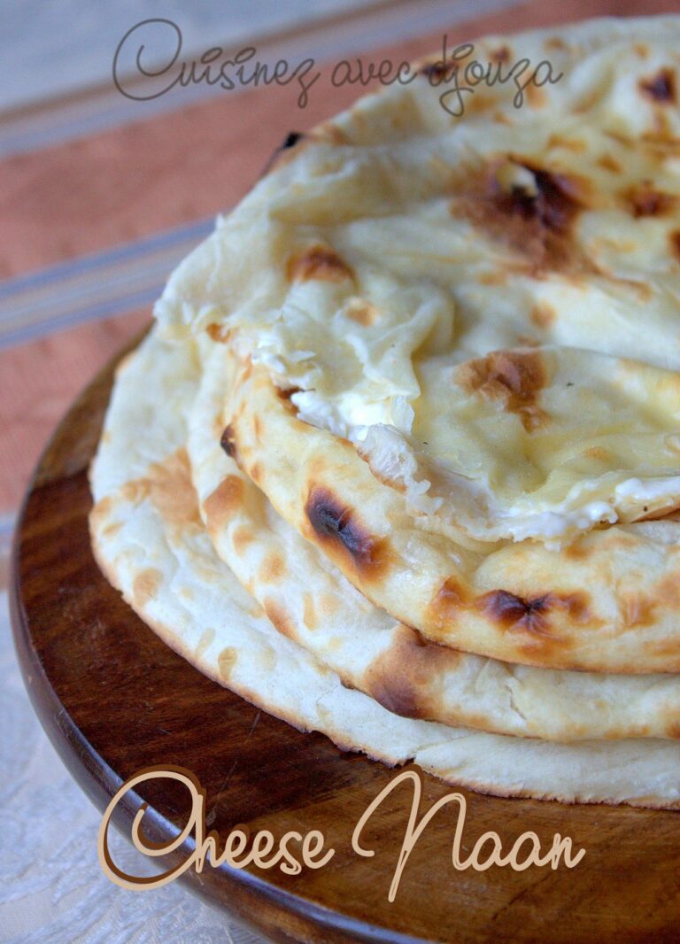 Recette indienne des naans au fromage