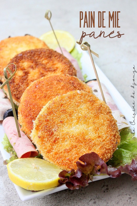 pain de mie pané façon cordon bleu