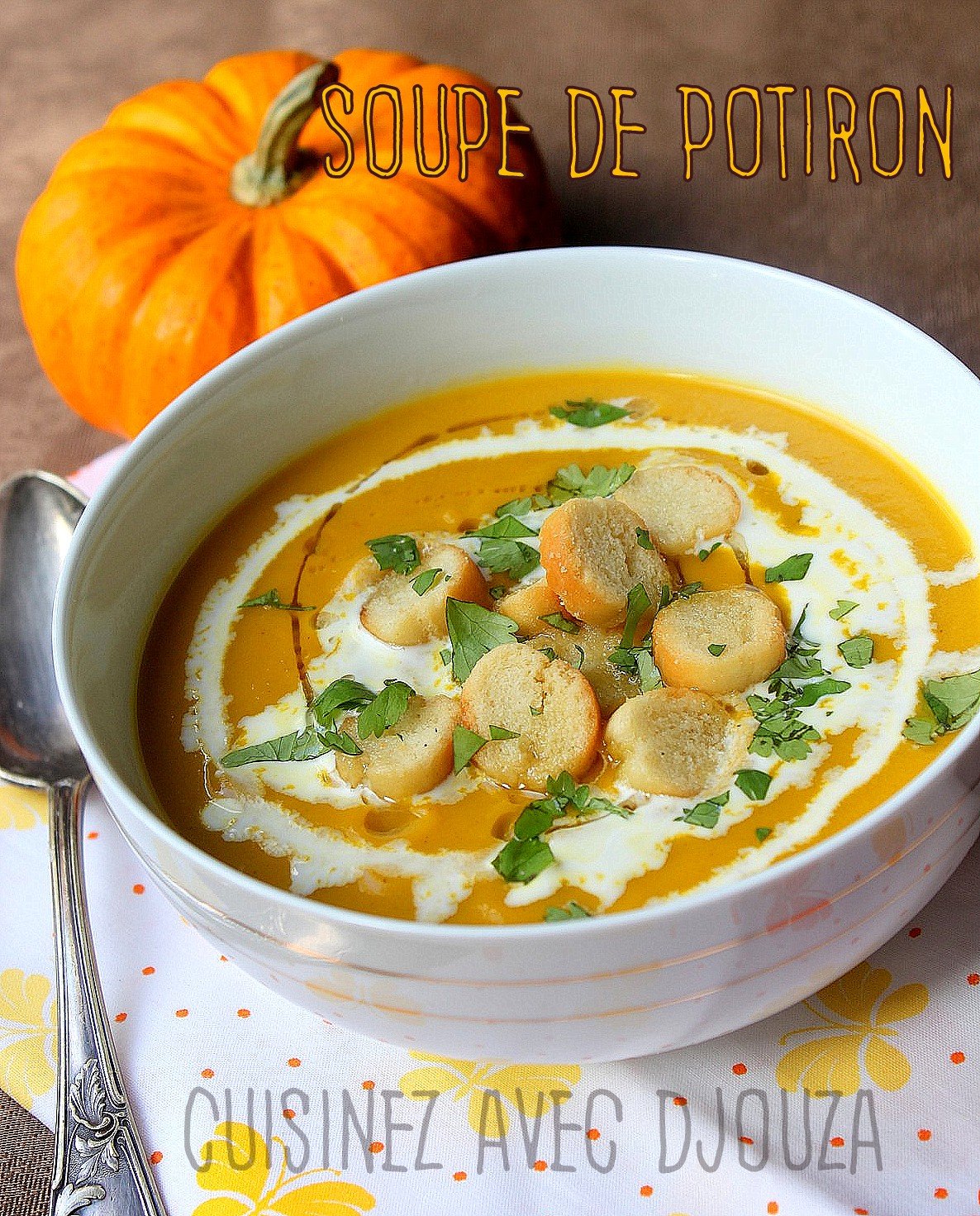 Soupe à la citrouille ou potiron