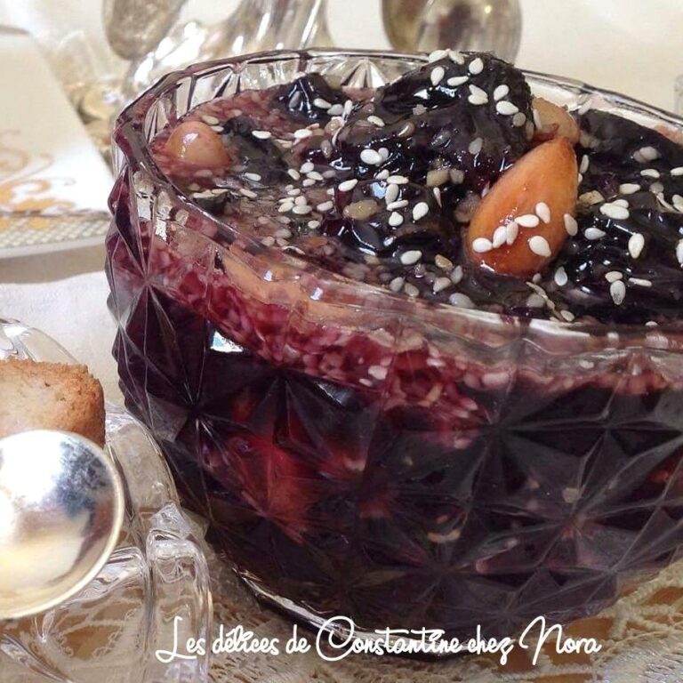 Confiture de raisins noirs recette chyriote