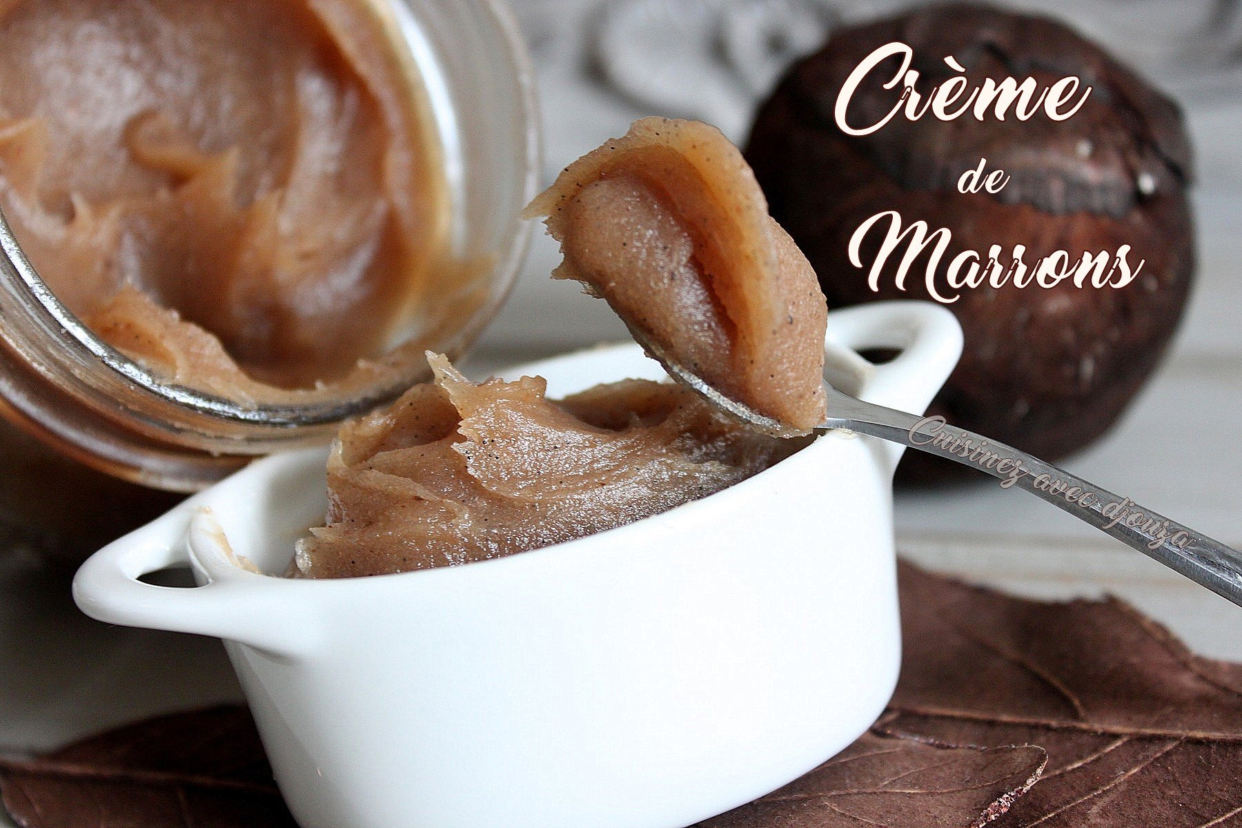 Recette creme de marron