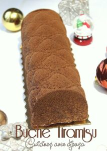 Buche de Noel tiramisu chocolat