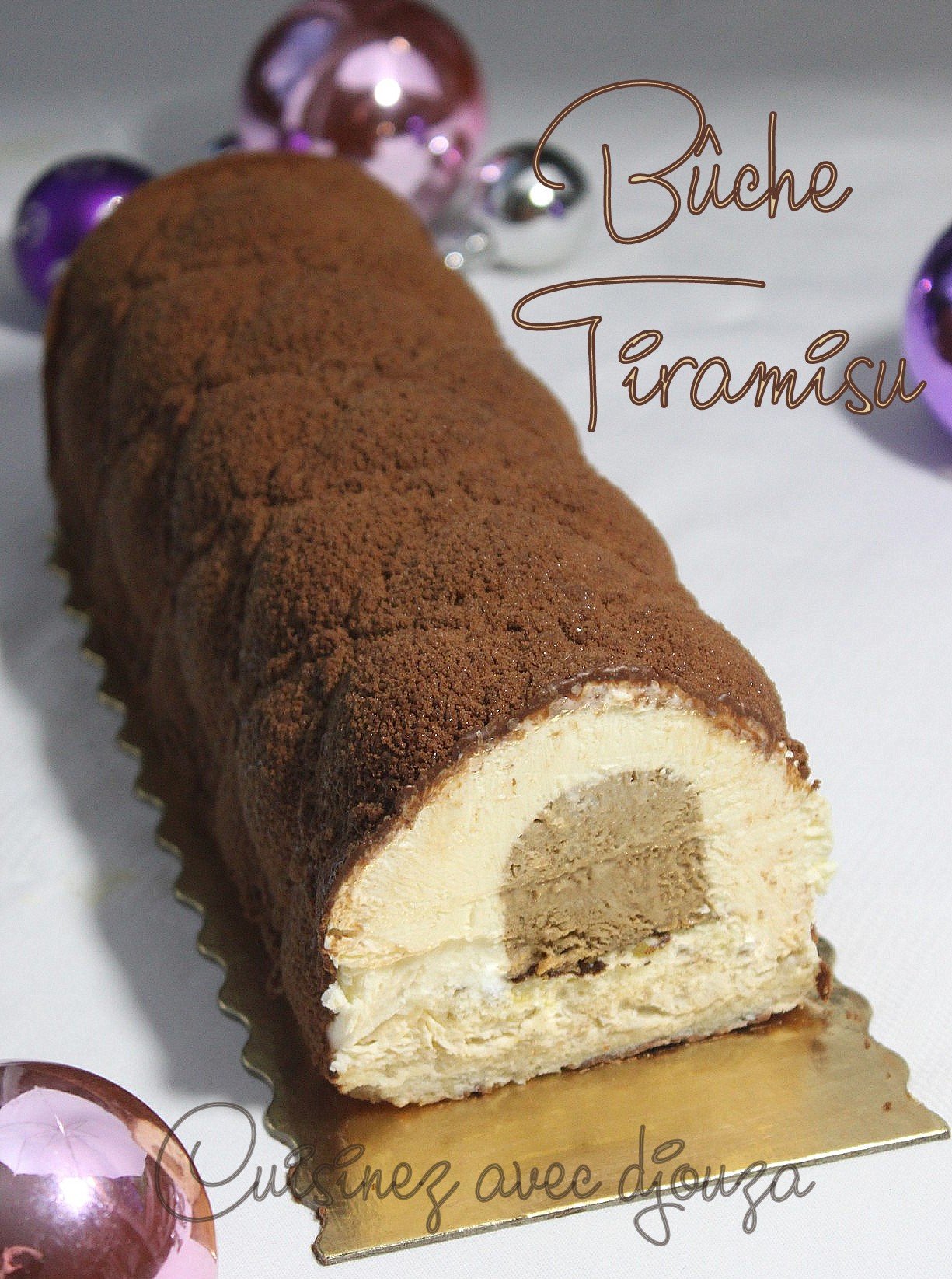 Bûche de noel façon tiramisu