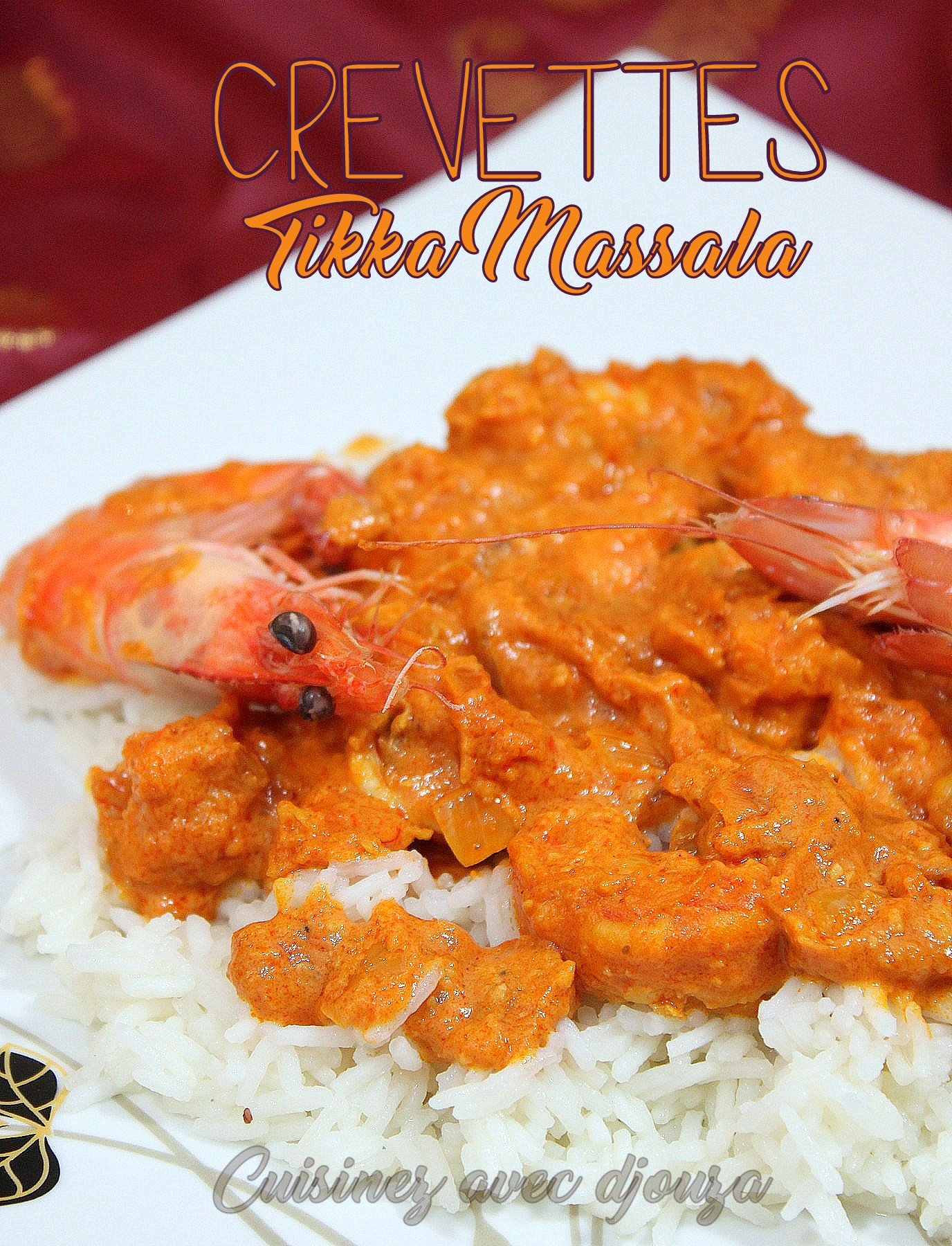 Crevettes indienne tikka