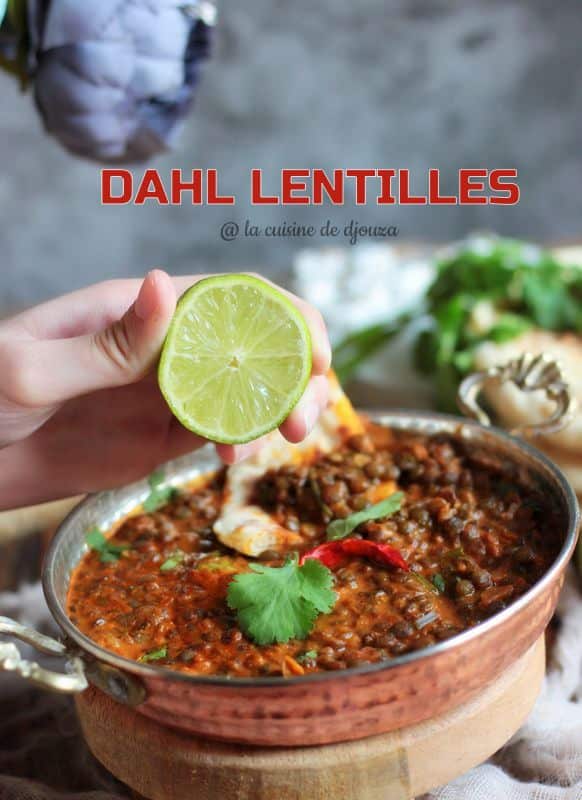 Lentilles dahl indien sans viande facile