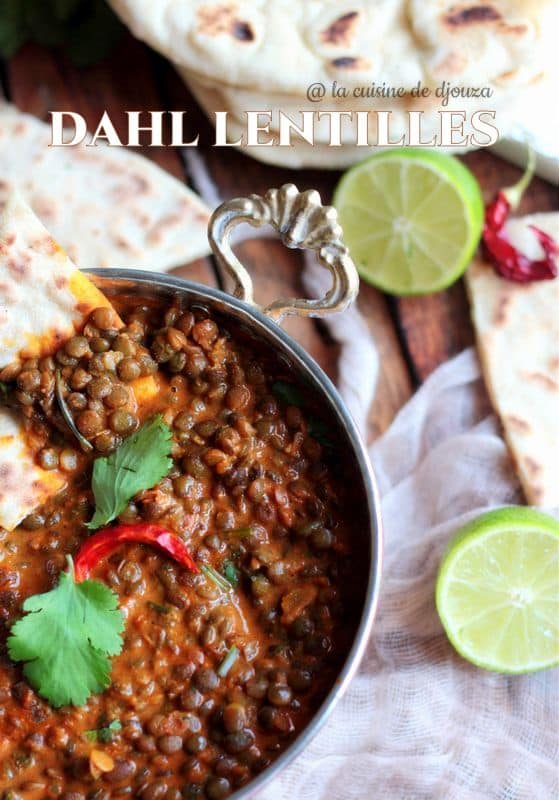 Recette de dahl indien vegan