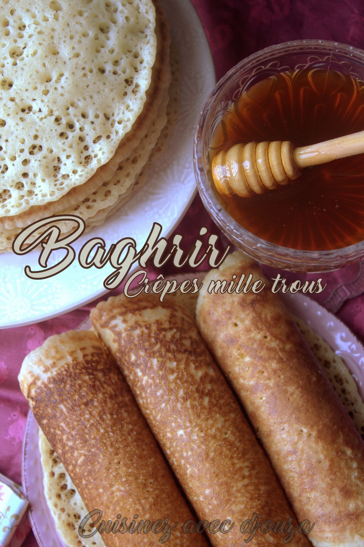 Crepe mille trous baghrirs au levain naturel