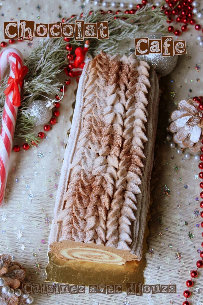 Buche de Noël facile pour débutant chocolat café