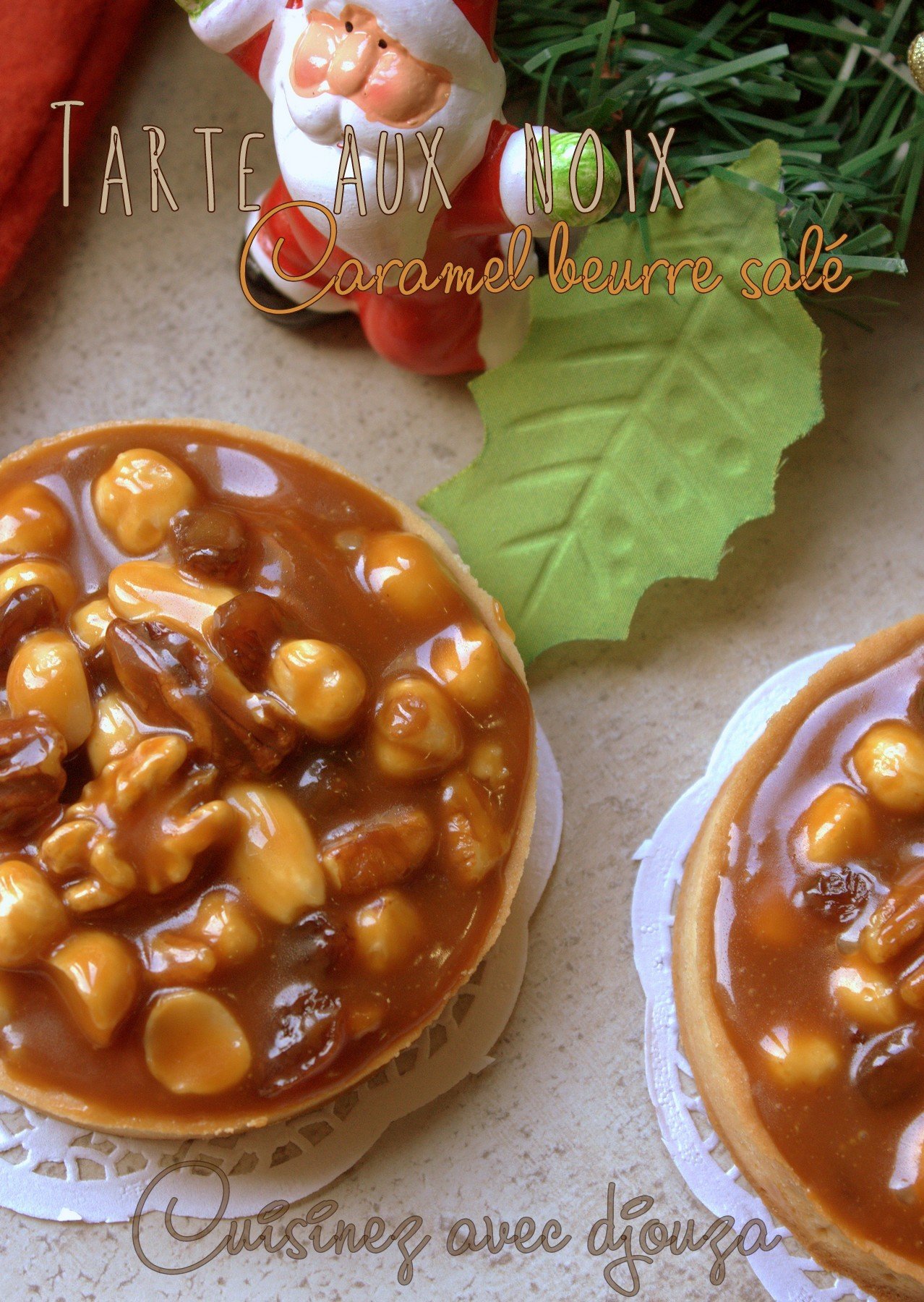 tarte aux noix caramel beurre salé