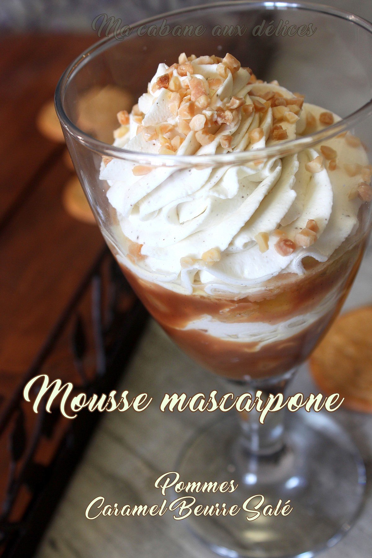 Mousse au mascarpone caramel