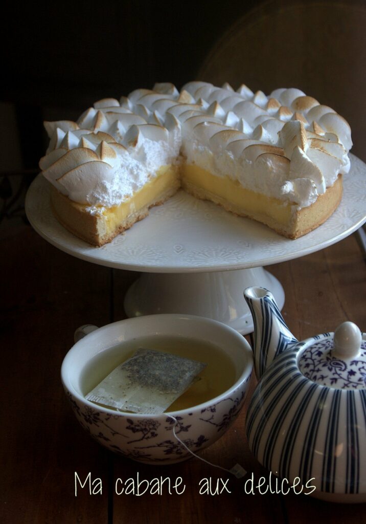 Tarte citron à la meringue italienne