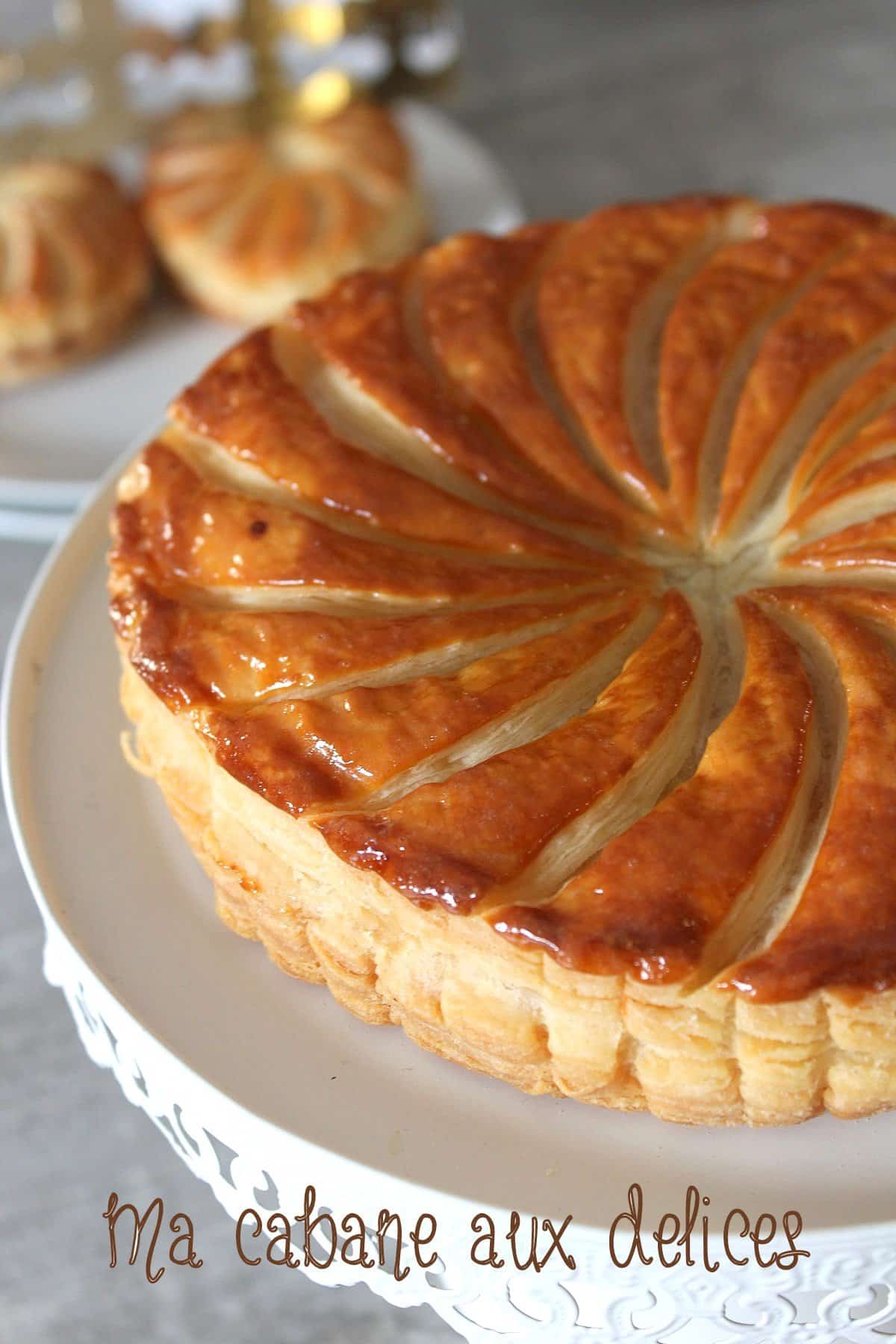 Galette noix de coco chocolat pate feuilletée inversée