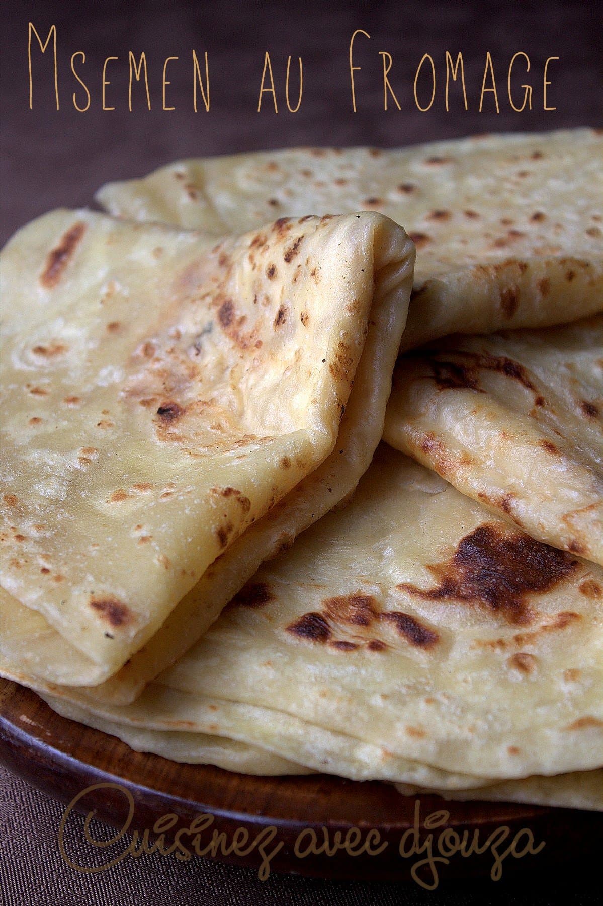 Recette Msemen façon cheese naan