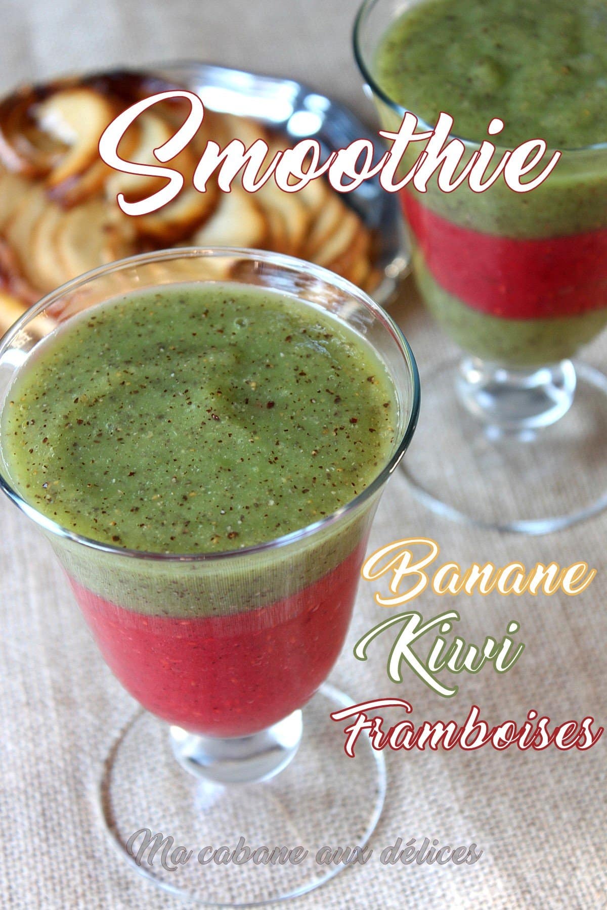 Recette smoothie au blender kiwi banane